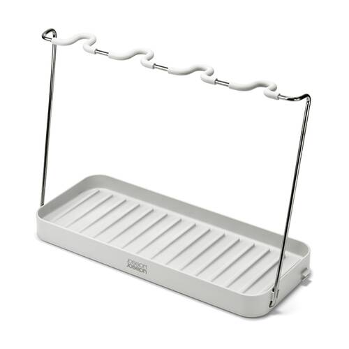 Joseph Joseph DrySmart Wine Glass Drying Rack Kitchen Organiser Stone