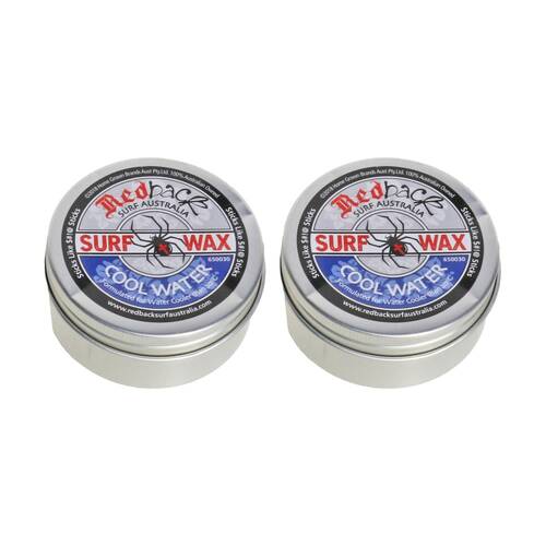 2PK Redback Cool Water Surf Wax Formulated For Cooler Than 20C 65g