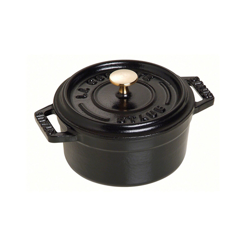 Staub 18cm/1.7L Cast Iron Round Cocotte Pot w/ Lid - Black