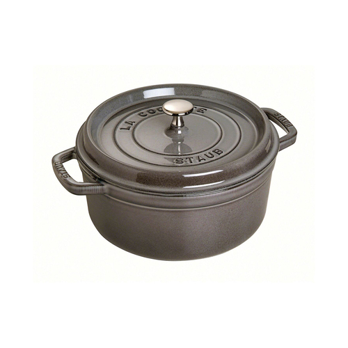 Staub 18cm/1.7L Cast Iron Round Cocotte Pot w/ Lid - Graphite