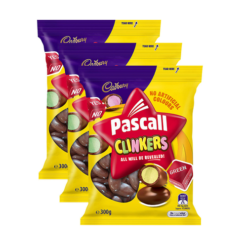 3PK Cadbury 300g Chocolate Clinkers