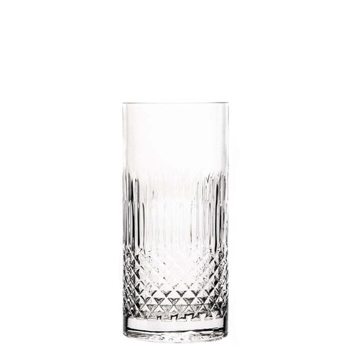 4pc Luigi Bormioli Diamante Beverage 480ml Water/Juice Glasses Set