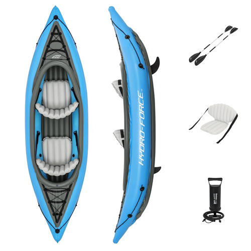 Bestway Hydro-Force 3.31mx88cm Cove Champion Kayak w/ Paddles - Blue