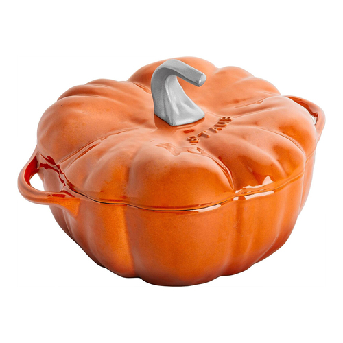 Staub 24cm Cast Iron Pumpkin Cocotte Pot w/ Lid - Cinnamon