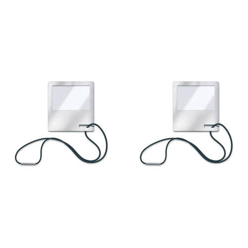 2PK Blomus Fijo Stainless Steel Bookmark w/ Magnifying Glass 90x6.5cm Silver
