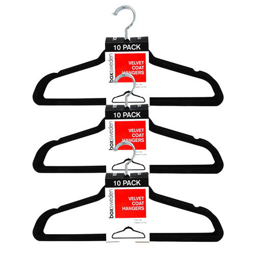 30PK Boxsweden Velvet Hanger for Clothes
