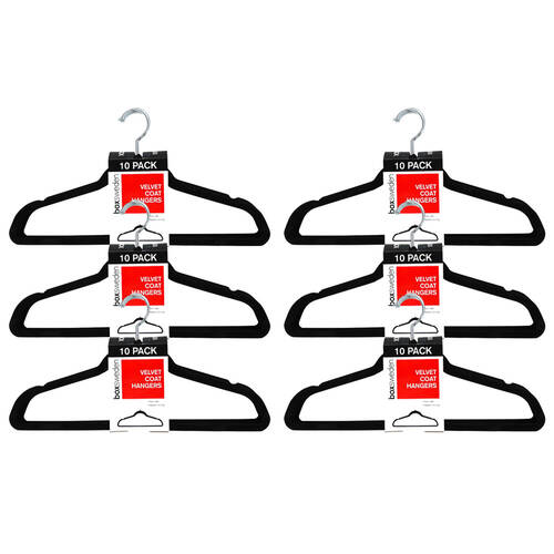 60PK Boxsweden Velvet Hanger for Clothes