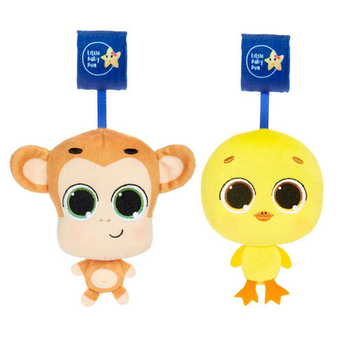 2pc Little Tikes Musical Minis - Mac the Monkey/Dylan Duck