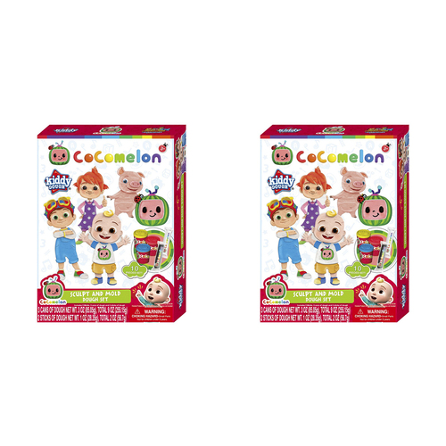 2PK Creative Kids Cocomelon Sculpt & Mold Dough Set 3y+