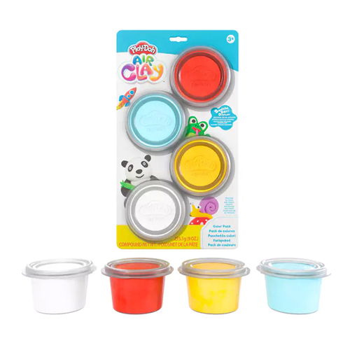4PK Play-Doh Air Dry Clay Container Pack Toy Kids 3y+