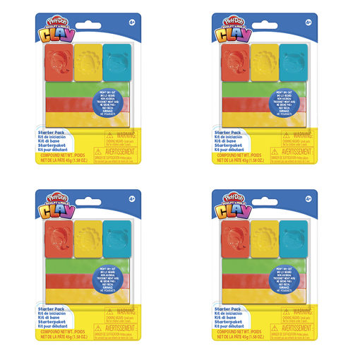 4PK Play-Doh Shape n' Mold Clay Starter Pack Kids Art Craft Toy 4y+