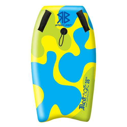 Redback Speed Grip 36" Bodyboard w/ Soft Padded Grip - Yellow