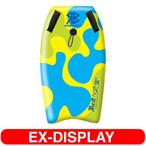 Redback Speed Grip 36" Bodyboard w/ Soft Padded Grip - Yellow