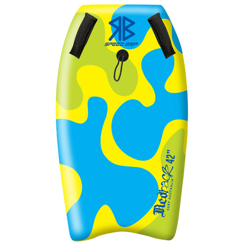 Redback Speed Grip 42" Bodyboard w/ Soft Padded Grip - Yellow