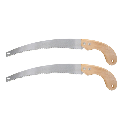 2PK Gardenmaster Curved Saw Pruning Timber/Branches Garden Tool