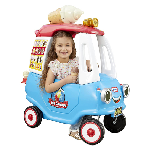 Little Tikes Ice Cream Cozy Truck Push Car Kids Ride-On Toy 1.5-5y