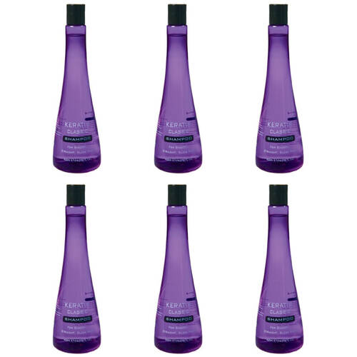 6PK Keratin Classic Shampoo For Smooth Straight & Sleek Hair 400ml