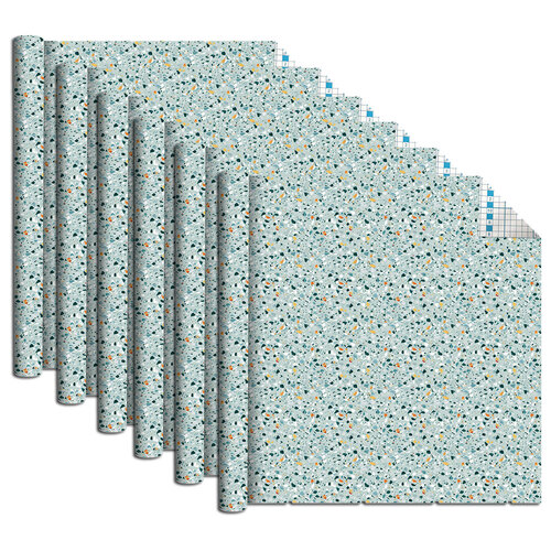 6x Boyle Self Adhesive 1.5mx45cm Vinyl Film - Terrazzo