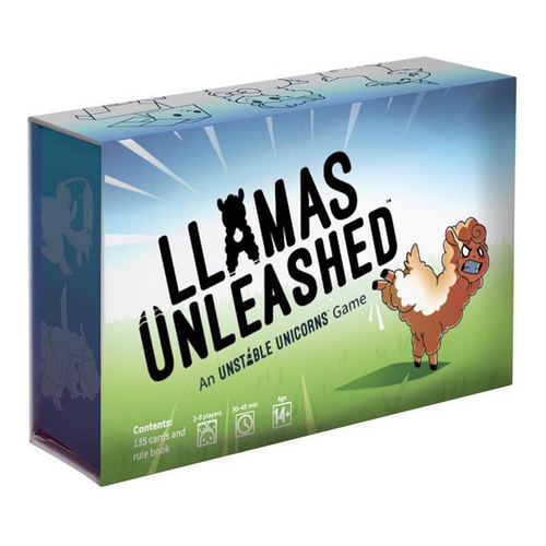 Tee Turtle Llamas Unleashed Base Kids/Children Fun Card Game 14+