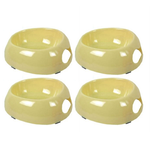 4x Rosewood Melamine 15cm Single Bowl Small - Cream