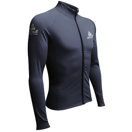 Adrenalin 2P Thermo Shield Long Sleeve Zip-Front Top XS - Black