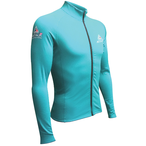 Adrenalin 2P Thermo Shield Long Sleeve Zip-Front Top 2XL - Aqua