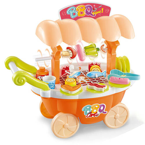 Kids Toy 27pc 33cm Roasting BBQ w/ Light & sound