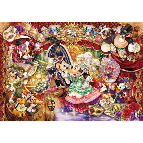 1000pc Tenyo Disney Magnificent Masquerade Invitation Puzzle 51x74cm