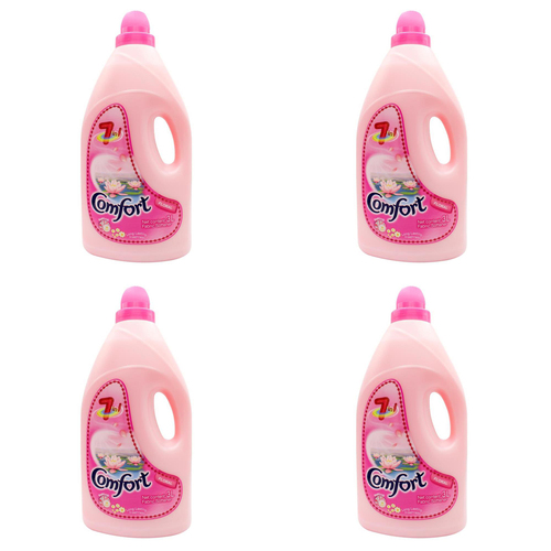 4PK Comfort Fabric Softener Floral Fragrance Long-Lasting Freshness 3L