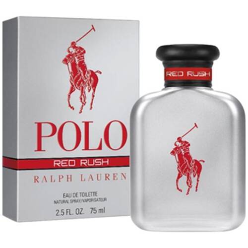  Ralph Lauren Polo Red Rush Men Fragrance EDT Eau de Toilette Spray Bottle 75ml