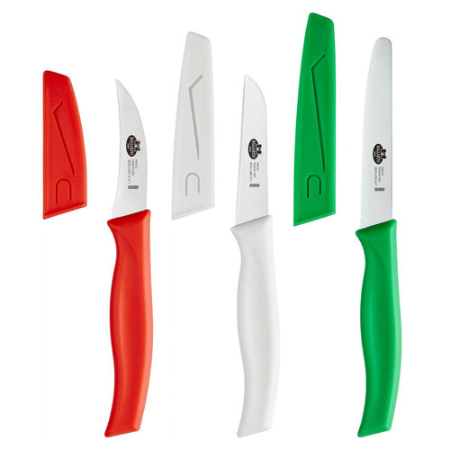 3pc Ballarini Mincio Utility/Vegetable/Peeling Knife Set