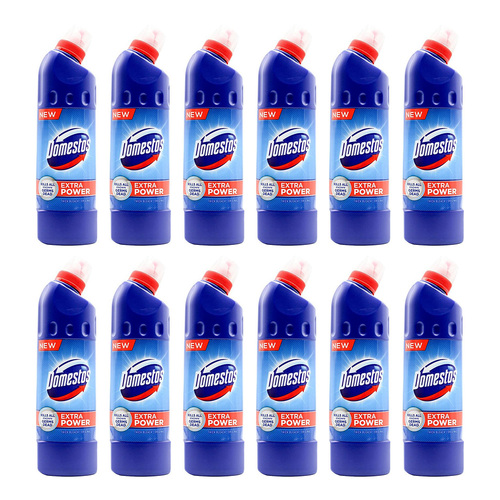 12PK Domestos Extra Power Thick Bleach 500ml - Original 