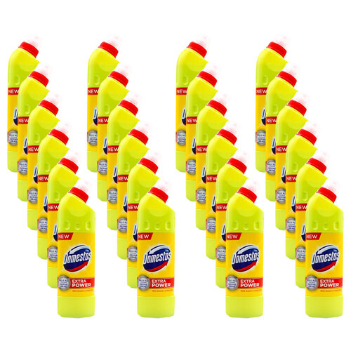 24PK Domestos Extra Power Thick Bleach 500ml - Citrus Fresh