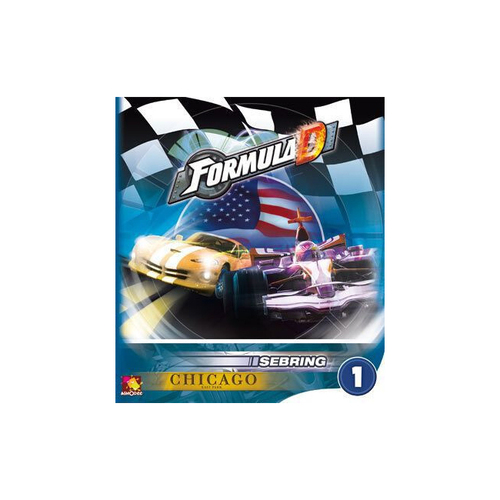 ASMODEE Formula D Chicago Sebring Expansion 1 Board Game