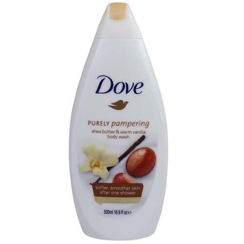 Dove 500ml Body Wash Shea Butter & Warm Vanilla Purely Pampering