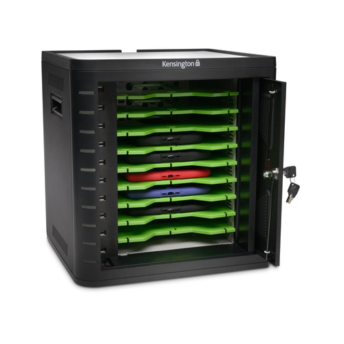 Kensington Charge & Sync Cabinet For Tablet/iPad - Black