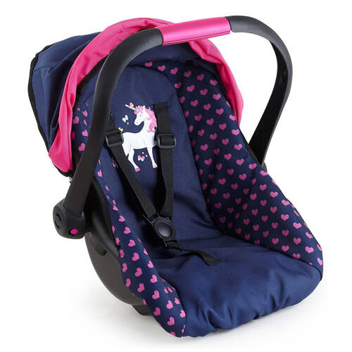 Bayer Boll Car Capsule - Dark Blue/Pink Hearts & Unicorn