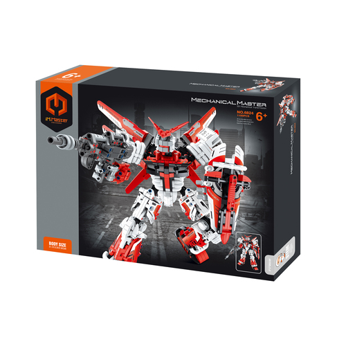 1100pc iM.Master Mecha Building Blocks Kids Toy Kit Red 6y+