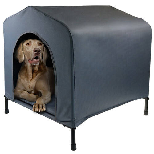 Paws & Claws Elevated Pet House W/Cushion - XL
