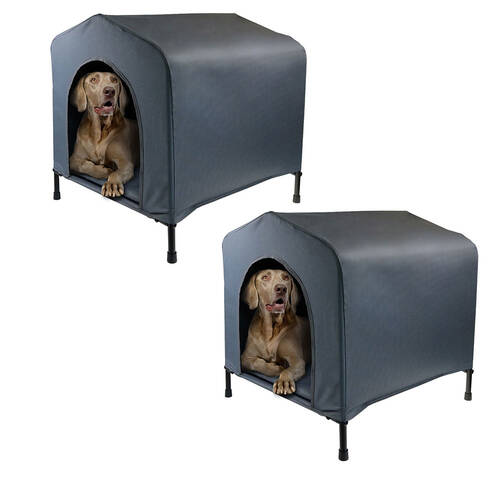 2PK Paws & Claws Elevated Pet House W/Cushion - XL