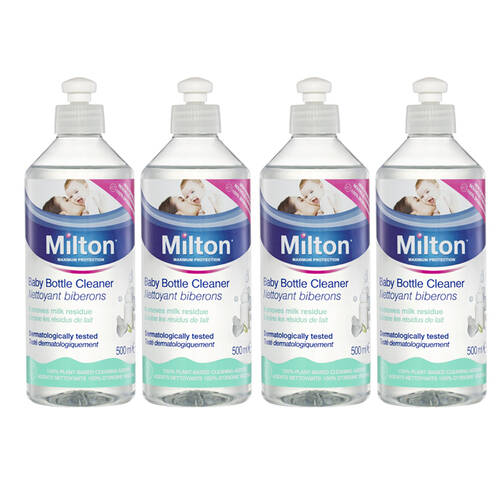 4x 500ml Milton Baby Bottle Cleaner