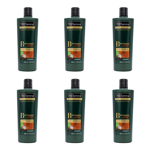 6PK Tresemme 400ml Botanique Nourish & Replenish Hair Care Shampoo
