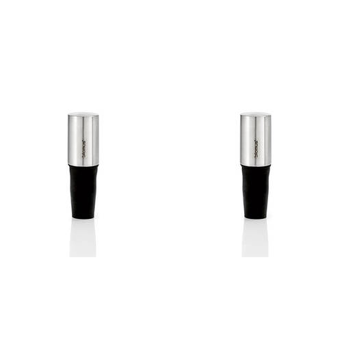 2PK Blomus Cino Stainless Steel Wine Champagne Bottle Stopper Cap 6x12cm Silver