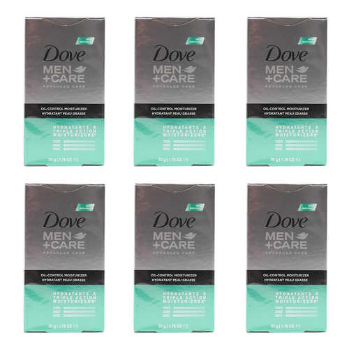 6PK Dove Men+Care 50g Advanced Care Triple Action Moisturisers