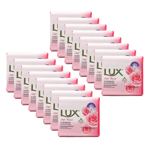 16x 3pc Lux 80g Scented Soap Bar Soft Touch Moisturising/Nourishing Care