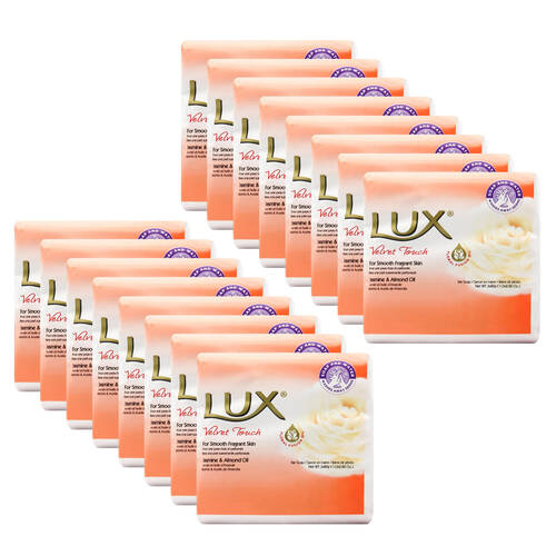 16x 3pc Lux 80g Scented Soap Bars Velvet Touch Moisturising/Nourishing
