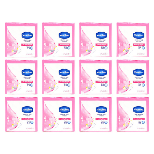 36pc Vaseline 75g Bar Soap Healthy Bright Body Cleanser