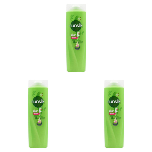 3PK Sunsilk 300ml Lively Clean & Fresh Hair Care Shampoo