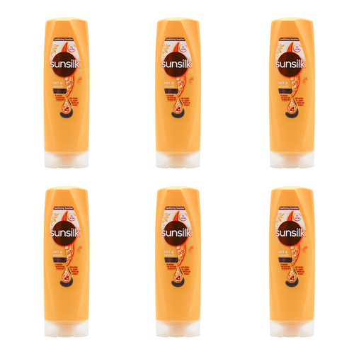 6PK Sunsilk 300ml Soft & Smooth Natural Softness Hair Care Conditioner