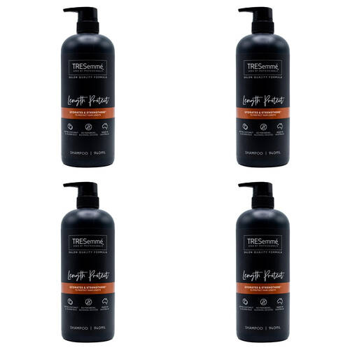 4PK Tresemme 940ml Hair Shampoo Bathroom Shower Length Protect
